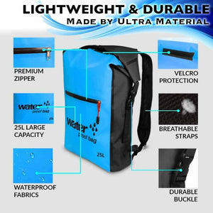 25L Outdoor Waterproof Dry Bag Backpack - Kayaking/Canoeing