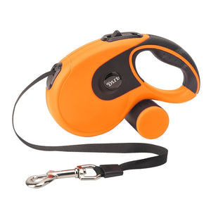 5M Retractable Dog Leashes with poop bag Dispenser