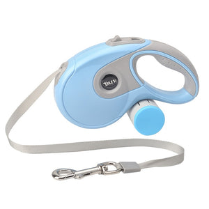 5M Retractable Dog Leashes with poop bag Dispenser