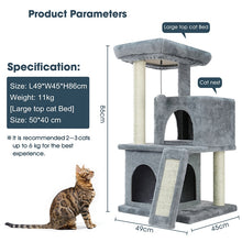 Load image into Gallery viewer, Cat Tree For Indoor Play Three Sizes
