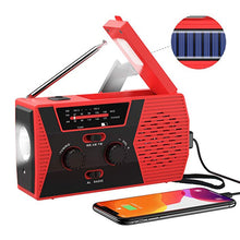 Load image into Gallery viewer, Emergency Hand Crank Weather Radio With 8 Tools
