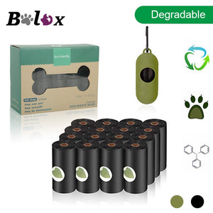 BOLUX Biodegradable Eco-Friendly Pet Waste Bags With Dispenser
