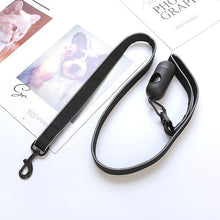 Load image into Gallery viewer, Reflective Dog Leash With Poop Bag Dispenser Set
