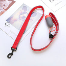 Load image into Gallery viewer, Reflective Dog Leash With Poop Bag Dispenser Set
