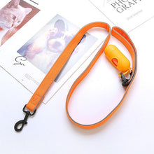 Load image into Gallery viewer, Reflective Dog Leash With Poop Bag Dispenser Set
