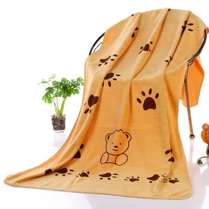 Dog Microfiber Bath Towel