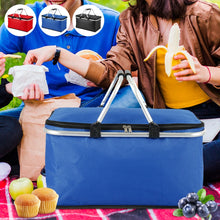 Load image into Gallery viewer, Folding Picnic or Camping Cooler Bag
