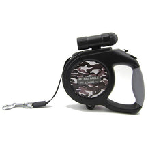 Load image into Gallery viewer, 5m/8m LED Flashlight Retractable Dog Leash
