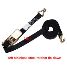 Load image into Gallery viewer, Stainless Steel Ratchet Tie Down For Canoe, Sup Or Kayak
