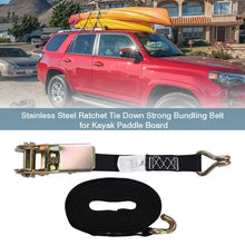 Load image into Gallery viewer, Stainless Steel Ratchet Tie Down For Canoe, Sup Or Kayak
