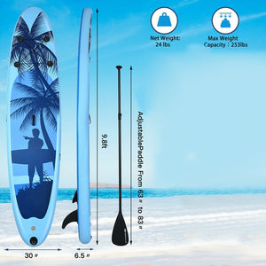Inflatable Sup Board With Many Accessories - Pump Included