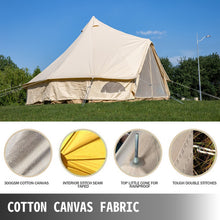 Load image into Gallery viewer, VEVOR Cotton Canvas Yurt Tent - 9.8ft with Wall Stove Jacket
